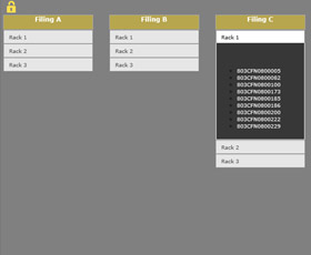 Aplikasi Pencarian File di dalam Rak Filing